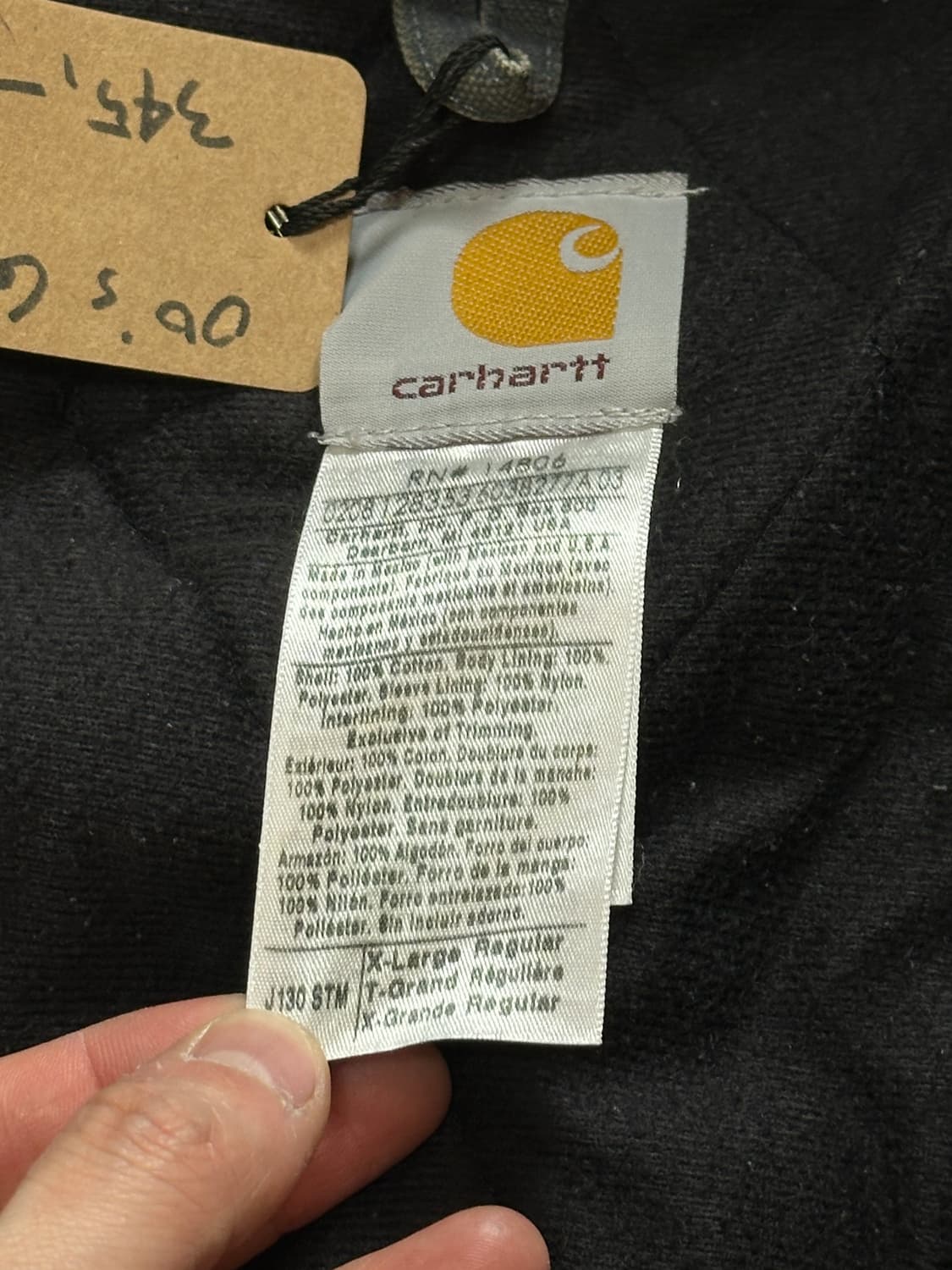 00's OG 칼하트 J130 액티브 자켓 칼하트 STM 블루 상품이미지9