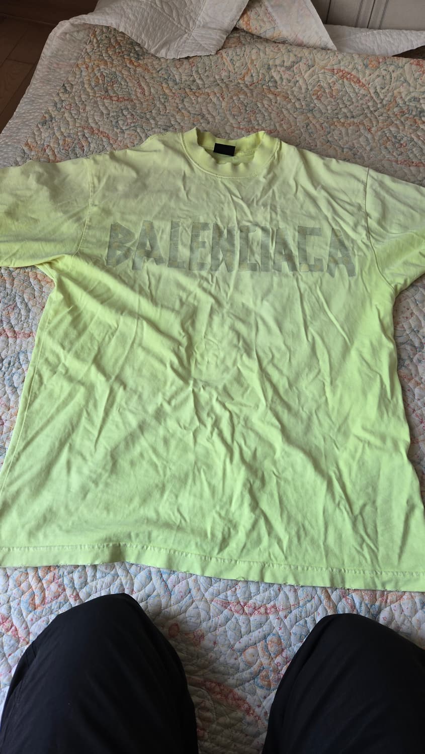 발렌시아가 테이핑 반팔 상품이미지1