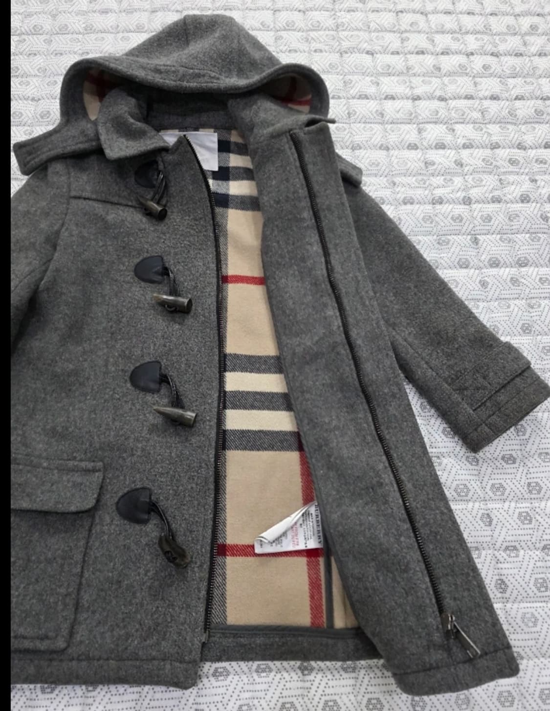 정품 버버리 키즈 더플 코트 4~6세 120 사이즈 상품이미지1