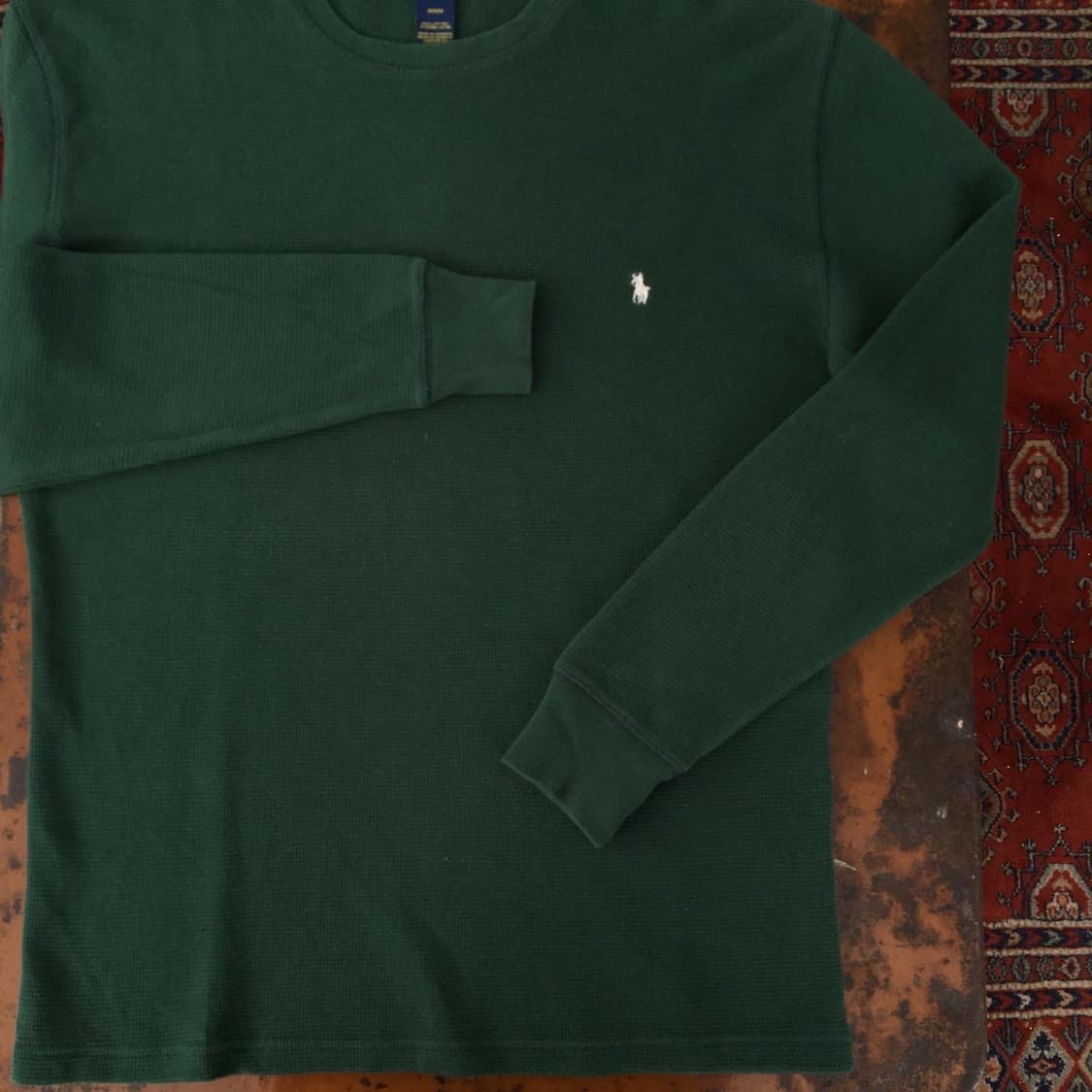 그린 와플 쭉 티 / 남자 105 사이즈 상품이미지4