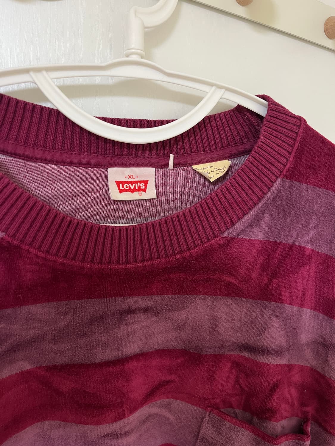 리바이스빈티지클로딩 LVC 1960 벨루어 크루넥 XL사이즈 상품이미지2