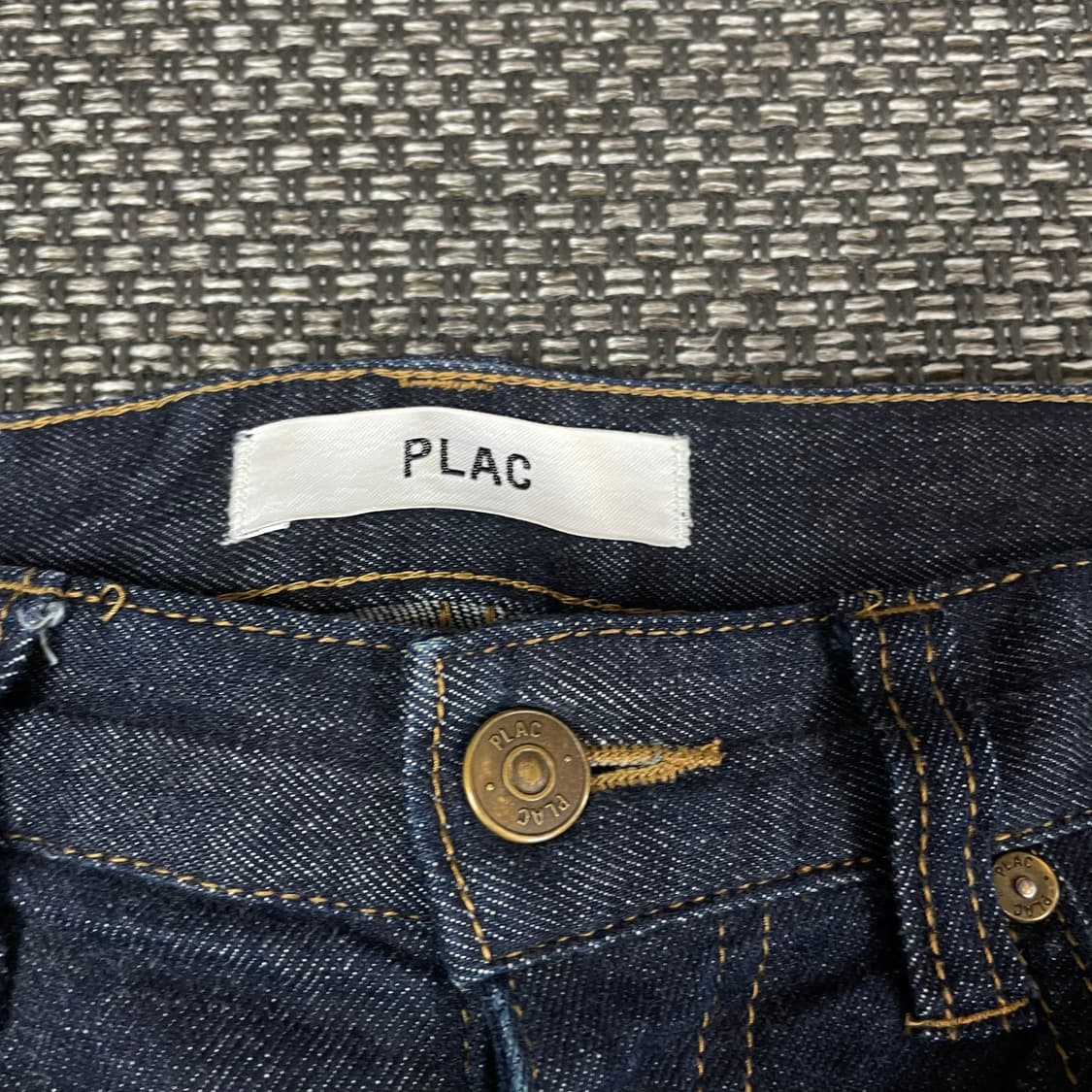 (34) PLAC 진청 스티치 데님 팬츠 상품이미지4