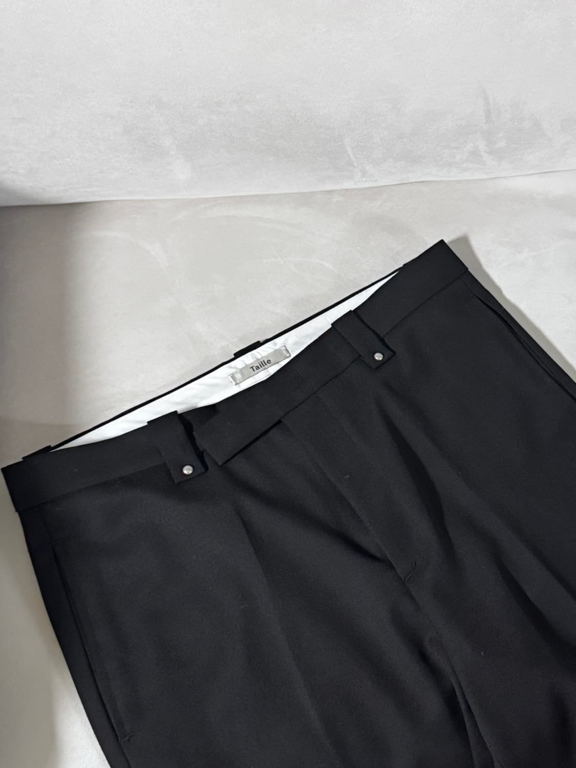 타일레 카나비 플레어 울 트라우저 3 블랙 상품이미지1