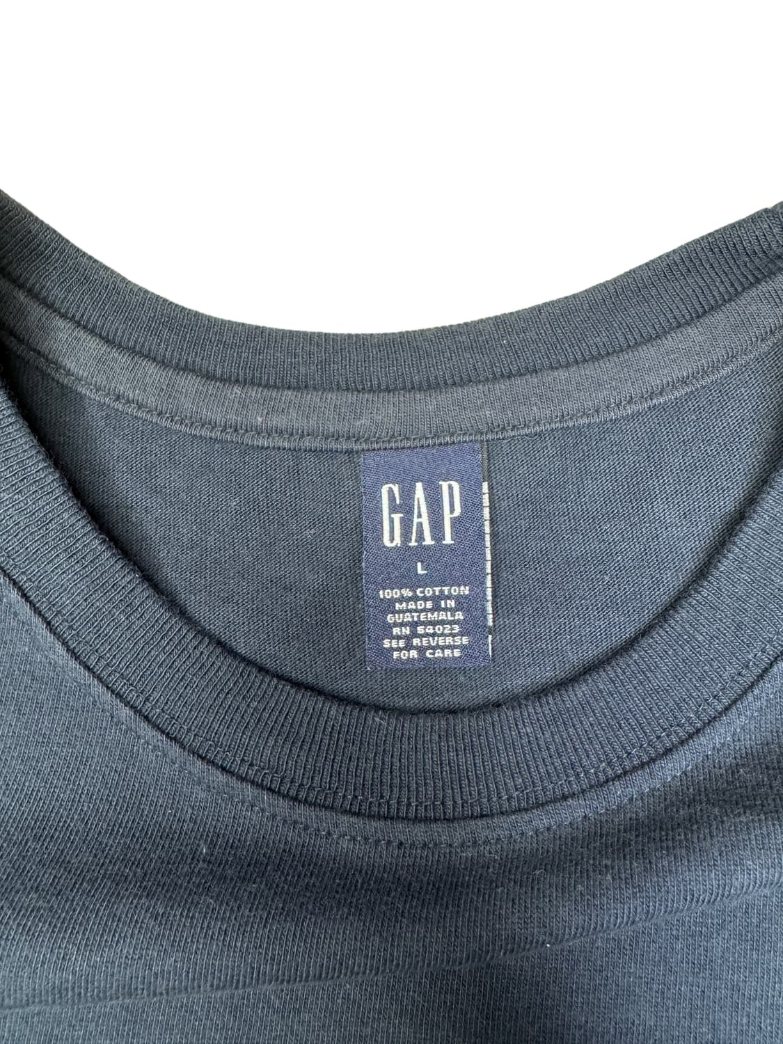 빈티지 90s 갭 올드갭 GAP 스트라이프 포인트 네이비 티셔츠 L 상품이미지3