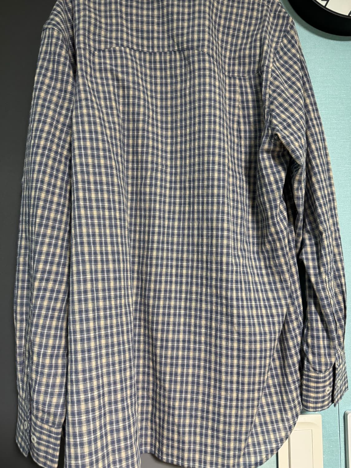 아캄 셔츠 Western Vintage Check Shirts (Blue 상품이미지3