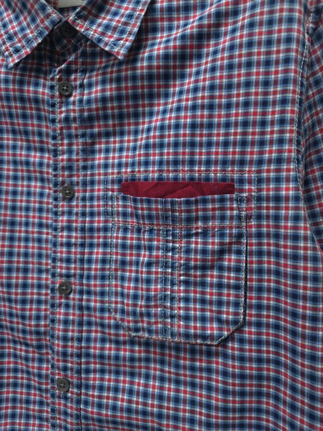 ​시스템 옴므(한섬) 남성 체크 봄가을 셔츠 (100) 상품이미지2