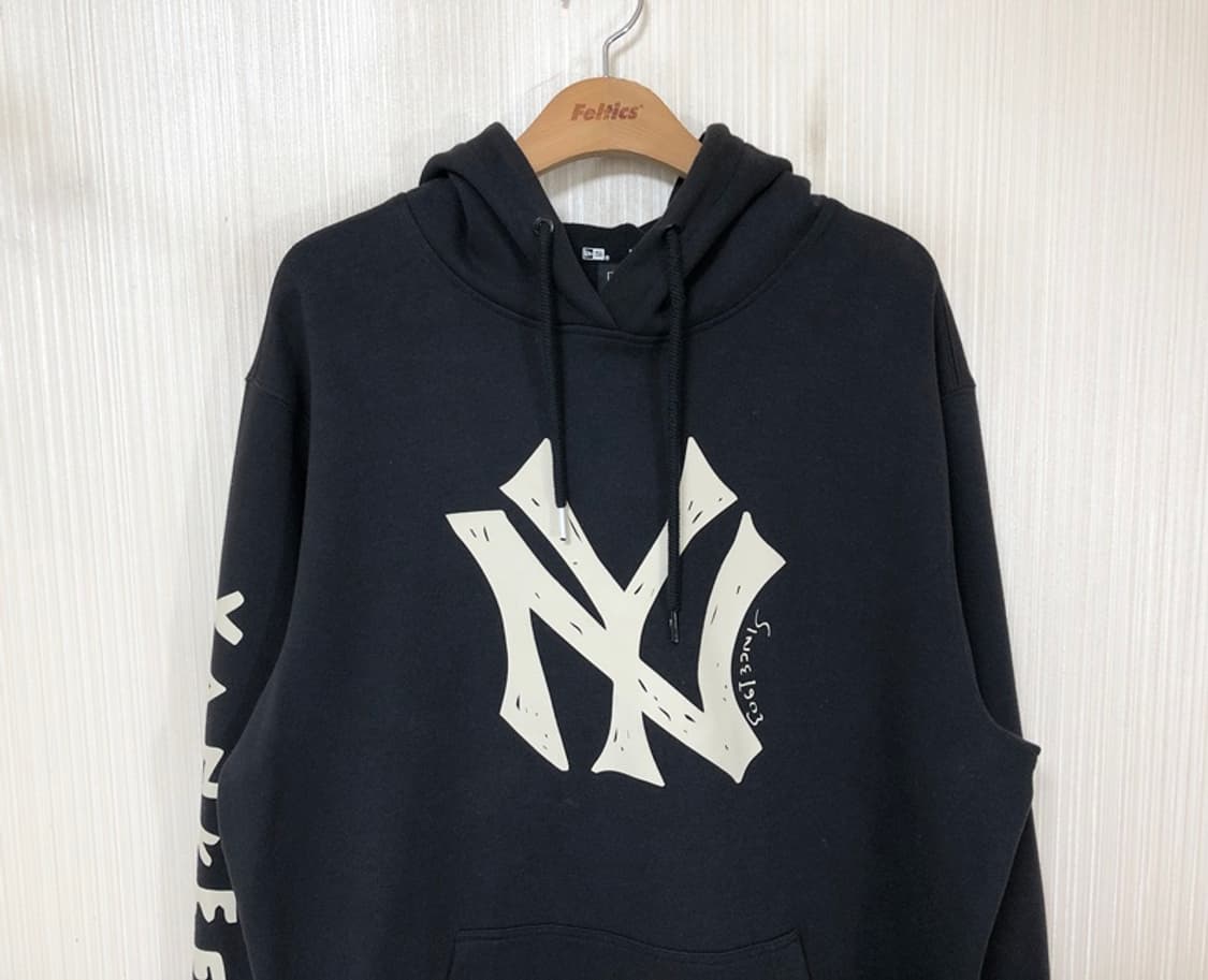 MLB 뉴에라 뉴욕양키스 빅로고 후드티셔츠 XL 상품이미지2