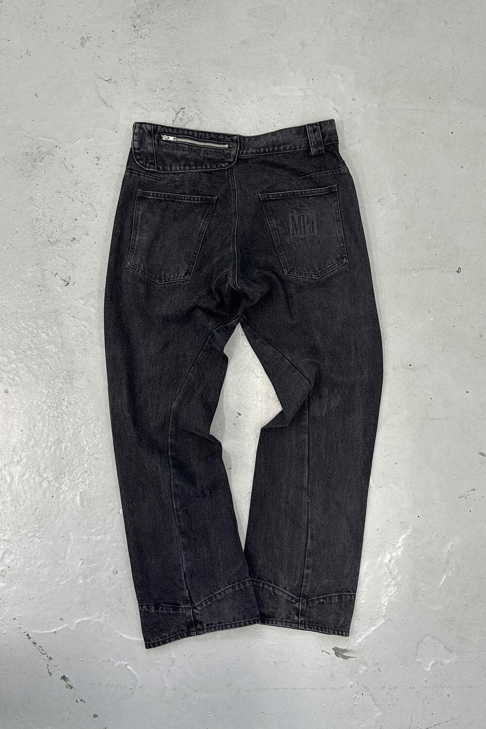 [M] MPa DRIFT DENIM PANTS Black 상품이미지4