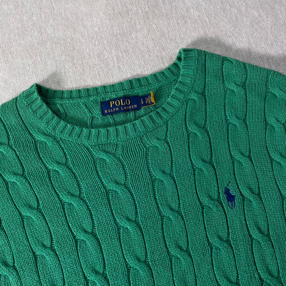 100 폴로랄프로렌 신형라벨 꽈배기 니트 상품이미지2