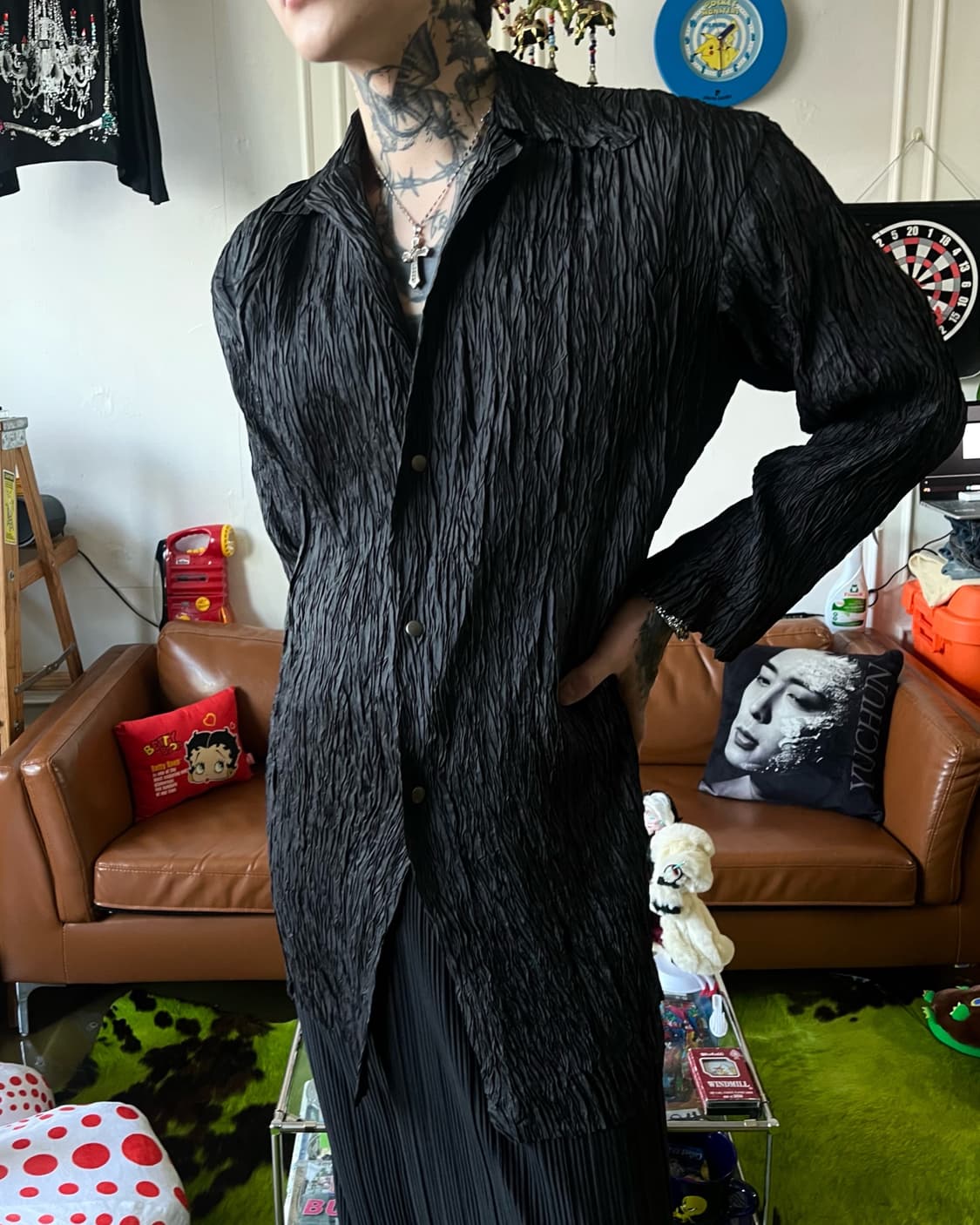 1980s KANSAI O2 Archive Pleats Jacket 상품이미지2