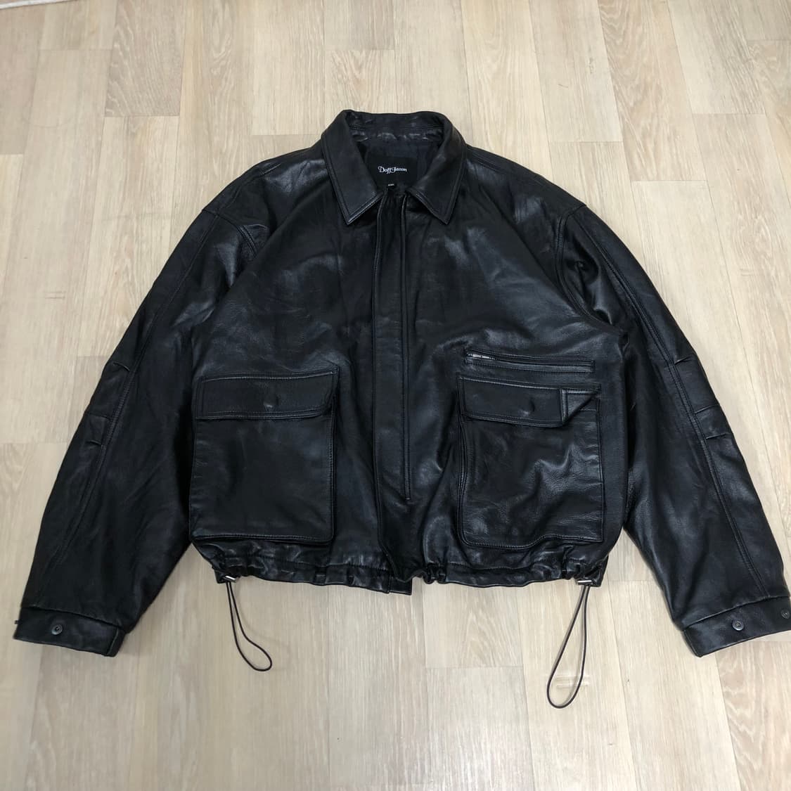 (XXL) 도프 제이슨 DOFF JASON 오버핏 램스킨 블루종 자켓 상품이미지1