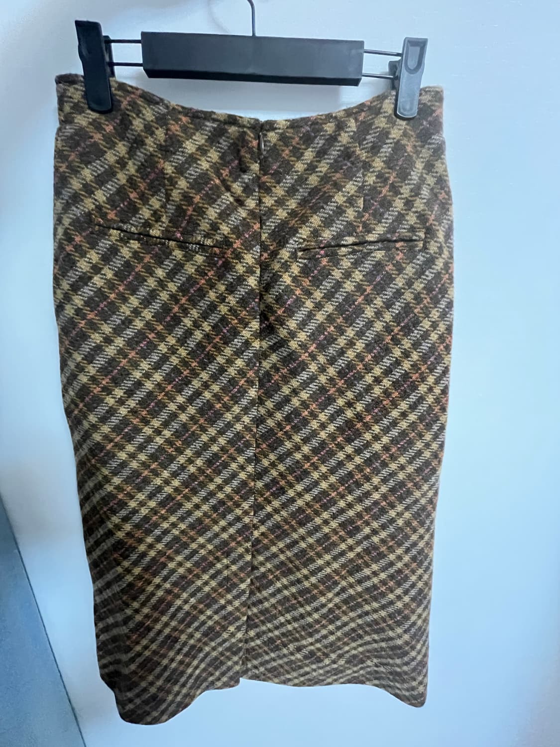 르니나 울 체크 스커트 상품이미지2