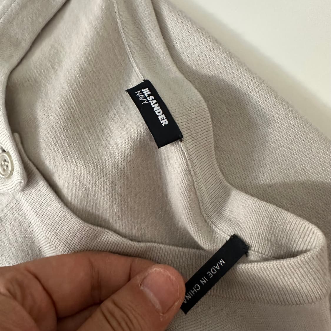 질샌더 네이비 jil sander navy 칠부 가디건 상품이미지6