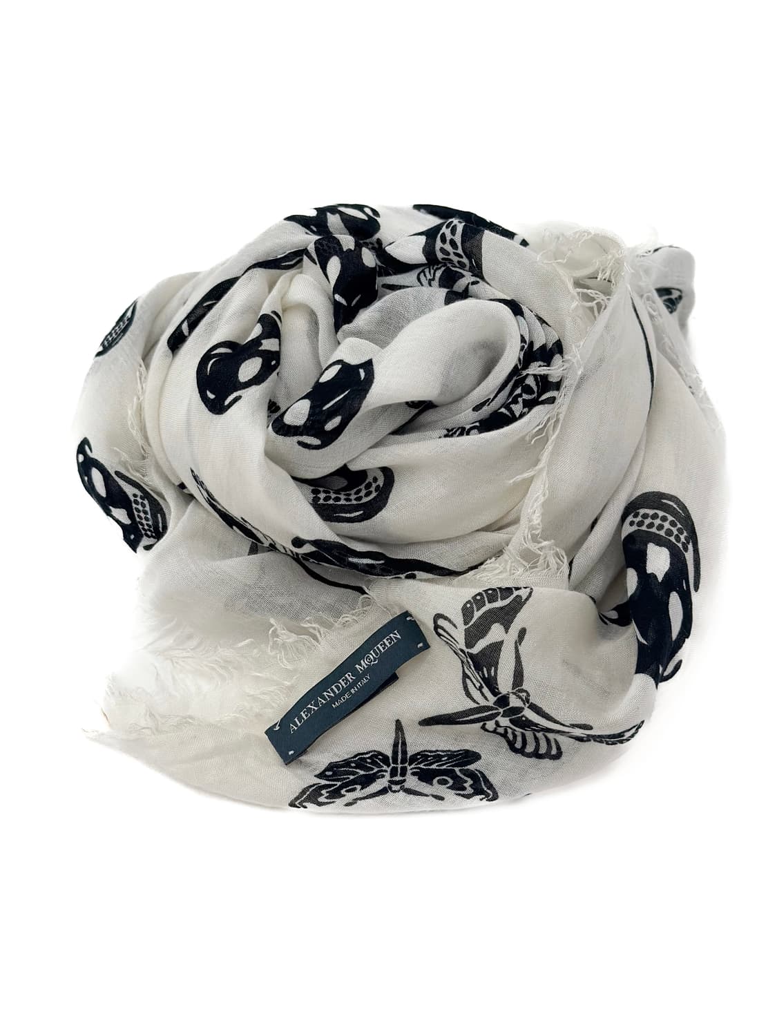 Alexander McQueen Skull Print Scarf 상품이미지1