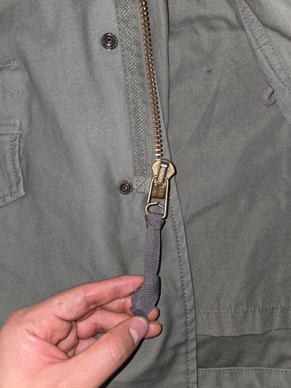 가슴100)알파인더스트리 M65 필드자켓 민수용 상품이미지3