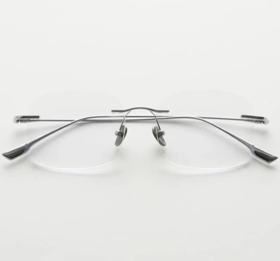 세미콜론 아이웨어 줄리엔 실버 무테 블루라이트 안경 상품이미지2