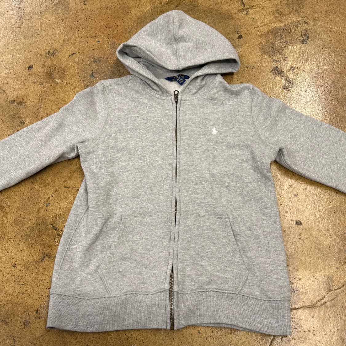 폴로 랄프로렌 그레이 후드집업 상품이미지3