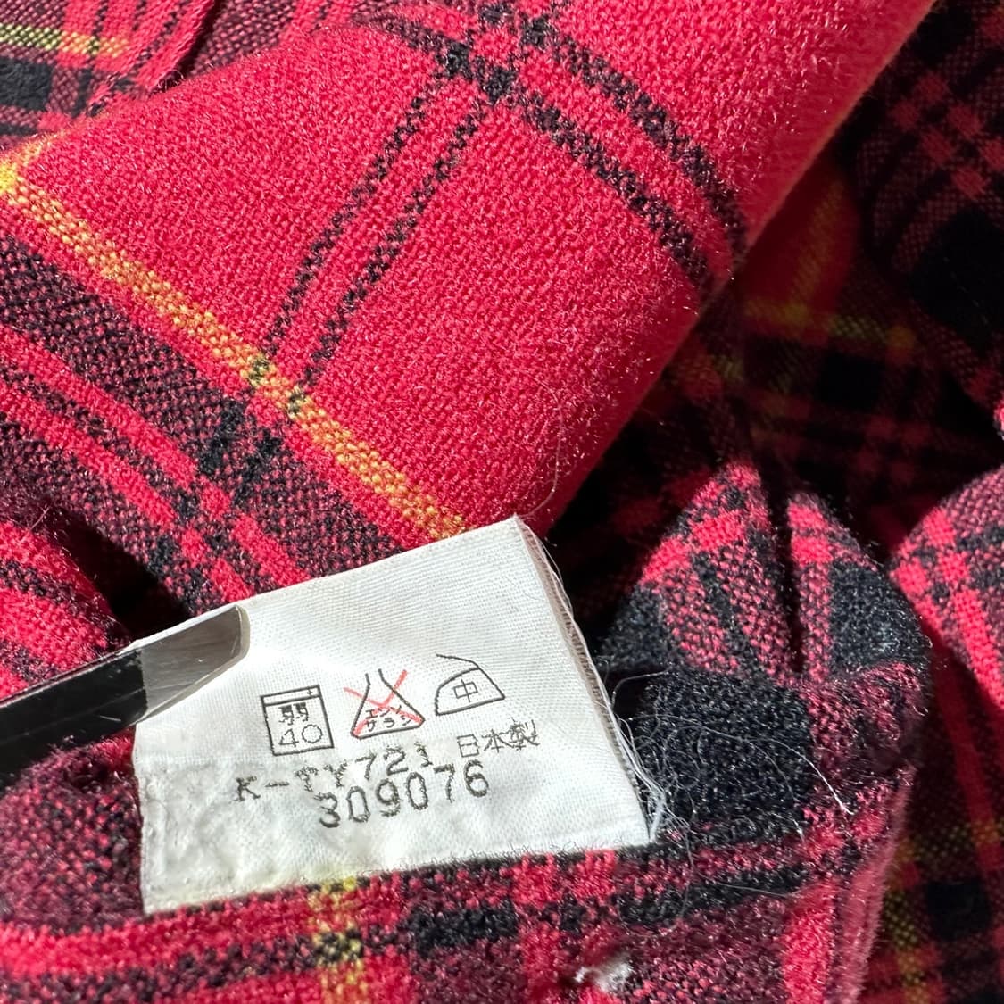 노스페이스 퍼플 라벨 울 플란넬 체크 셔츠 상품이미지6