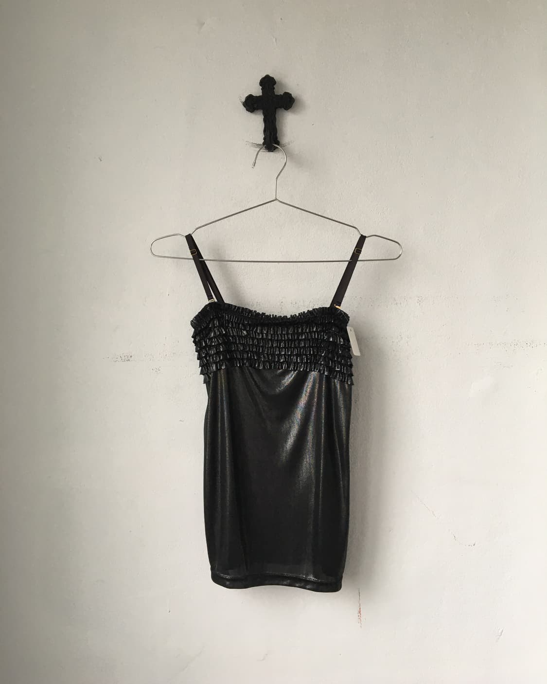Frill point glitter nsleeveless 상품이미지2