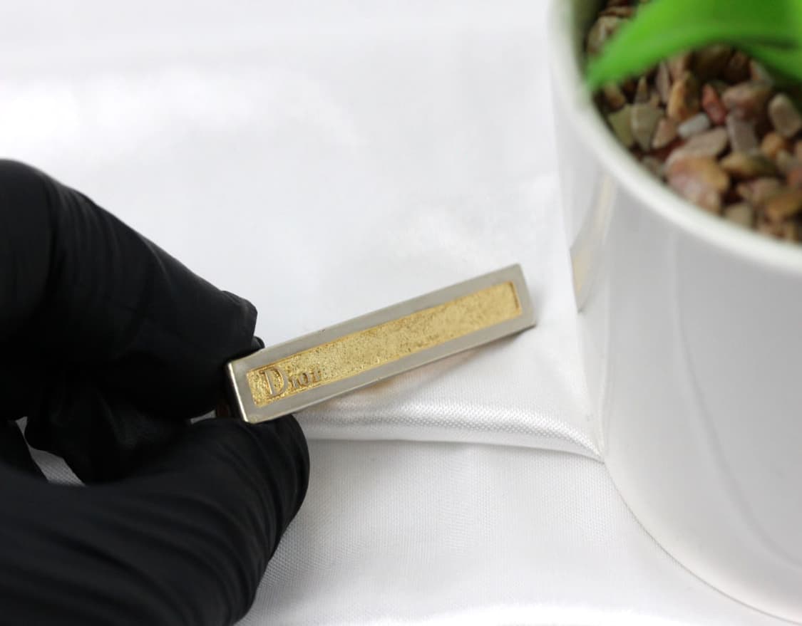디올 B+등급 5cm 남자 명품 넥타이핀 빈티지 상품이미지4
