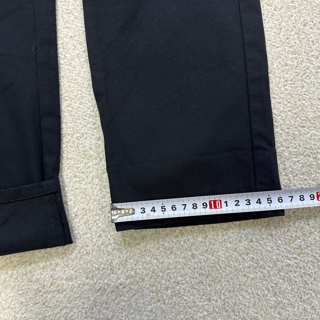 38 새상품 자라 일자 블랙 팬츠 0317D  상품이미지8