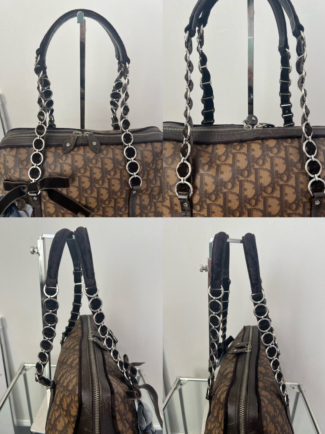 디올 로맨틱 트로터 리본 숄더백 상품이미지6