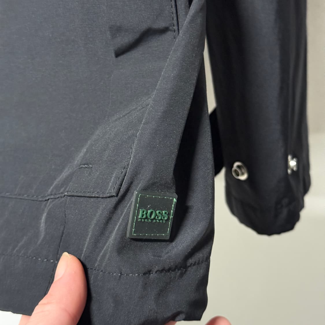 국내 매장판 휴고 보스 면 혼방 윈드브레이커 쉘 자켓 상품이미지6