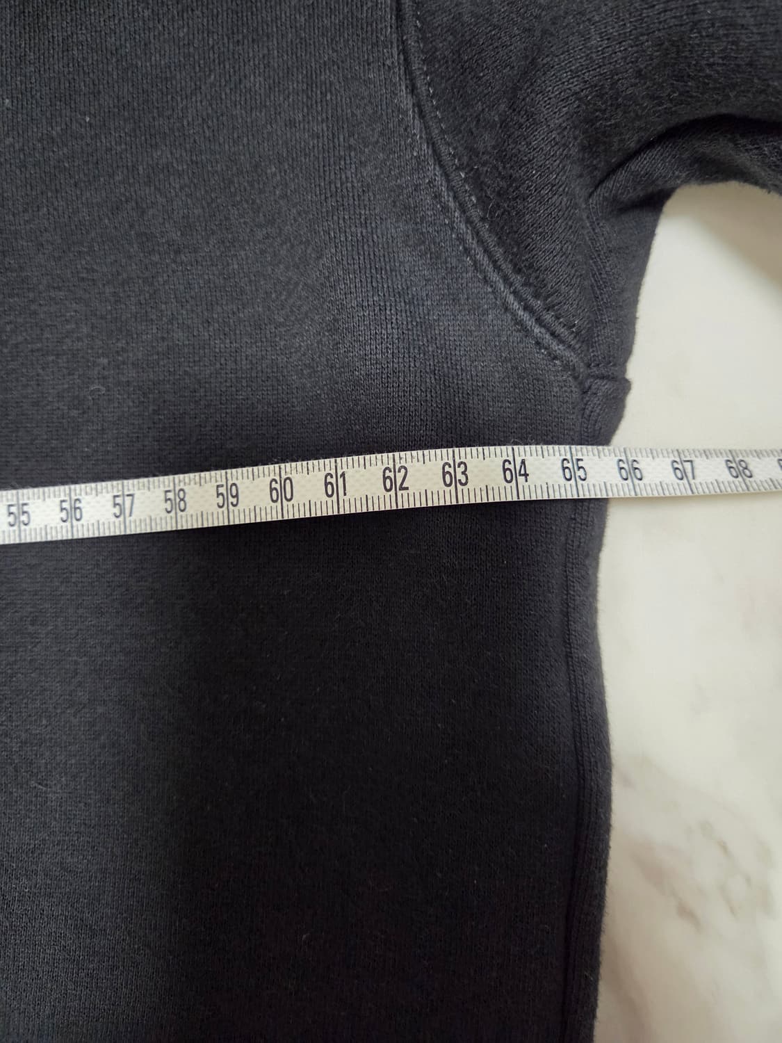 피오갓에센셜 플리스 후드 블랙 상품이미지9