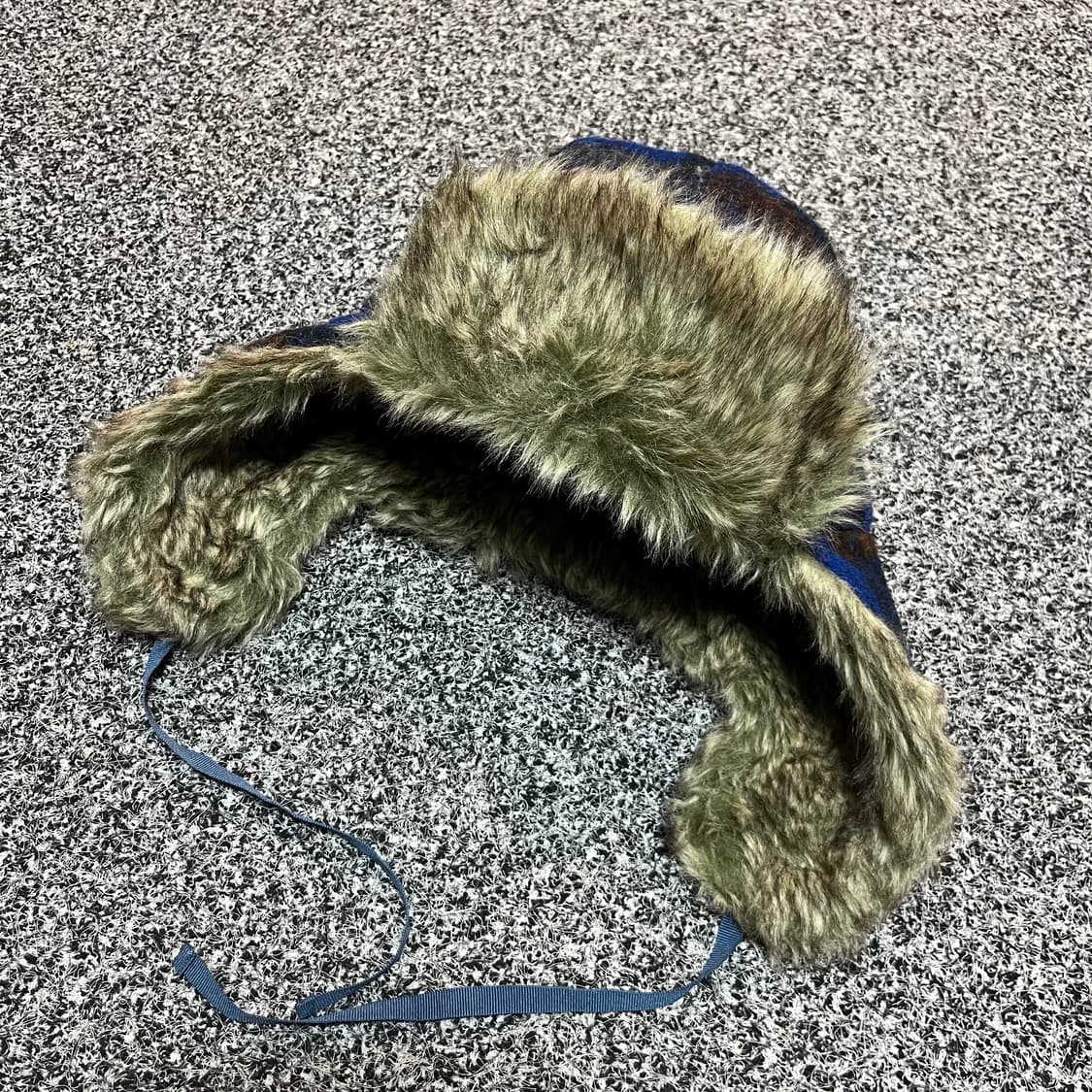 Jpn 빈티지 체크무늬 귀달이 모자 방한모 트루퍼햇 상품이미지2