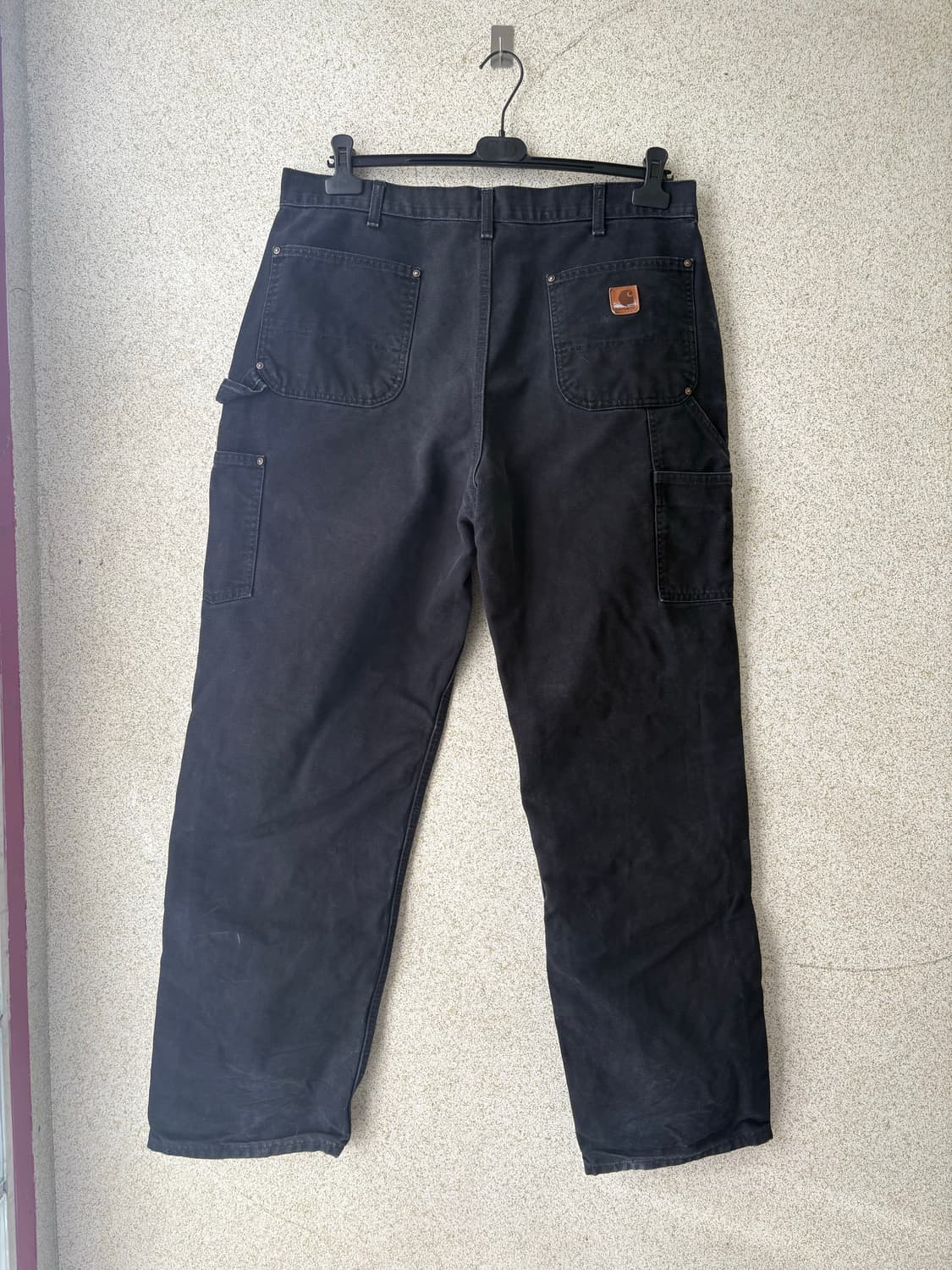 빈티지 칼하트 더블니 블랙 B136 (38x34) 상품이미지5