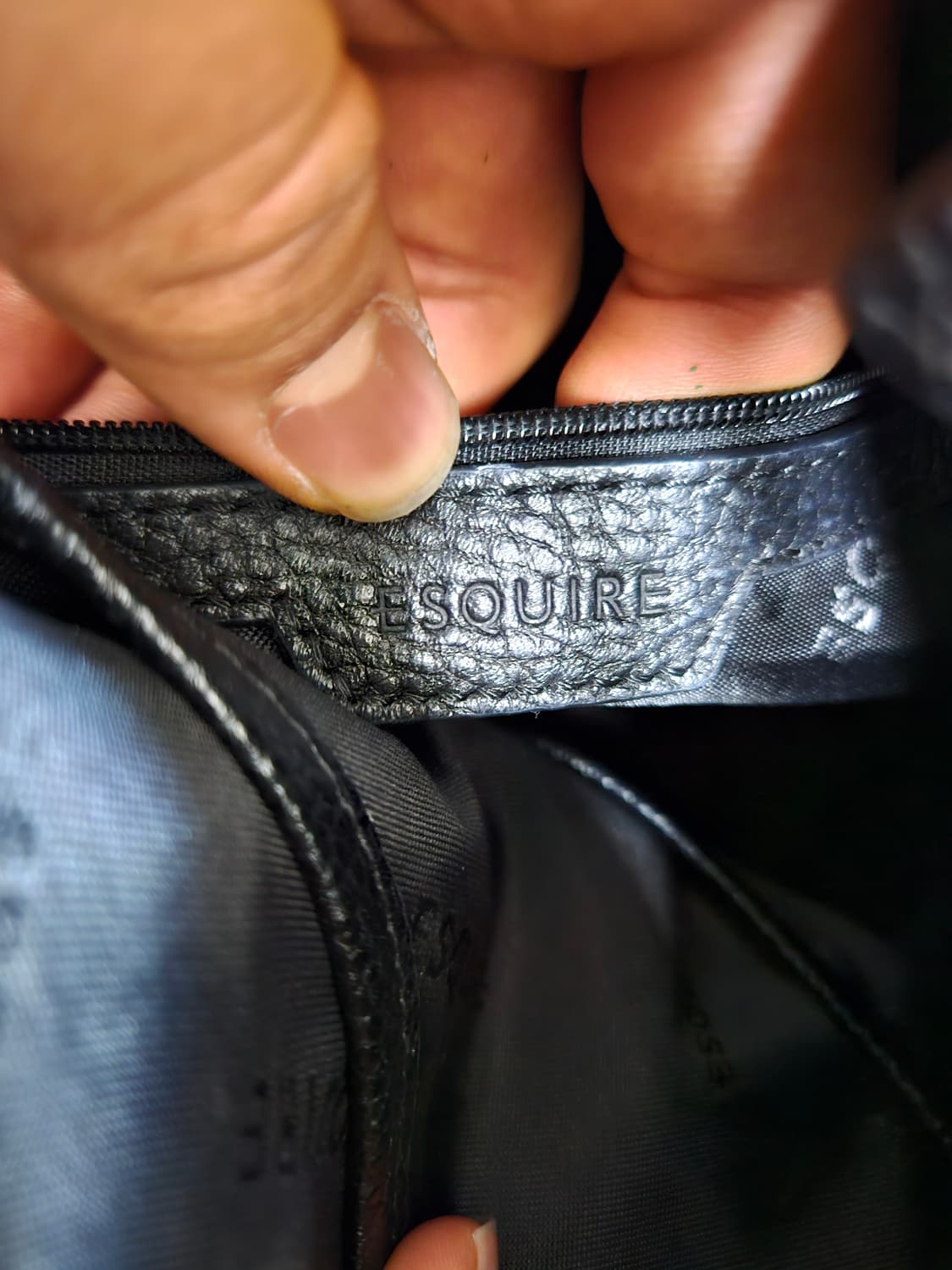 [A+급 정품][빈티지]에스콰이어 블랙 토트백 가방 상품이미지6