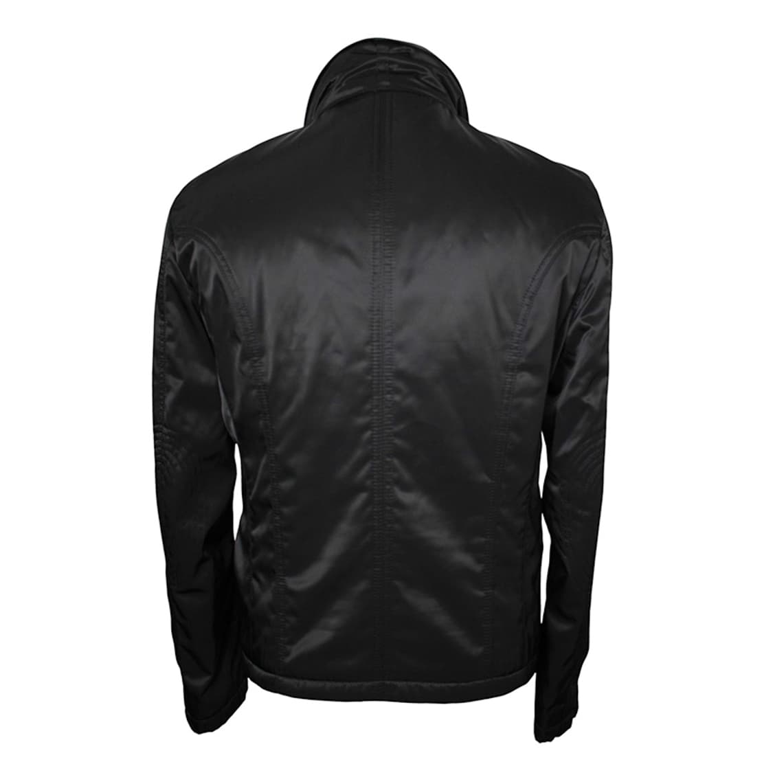 타임 포스트모던 블랙 폴리 새틴 남성 자켓 100 상품이미지2
