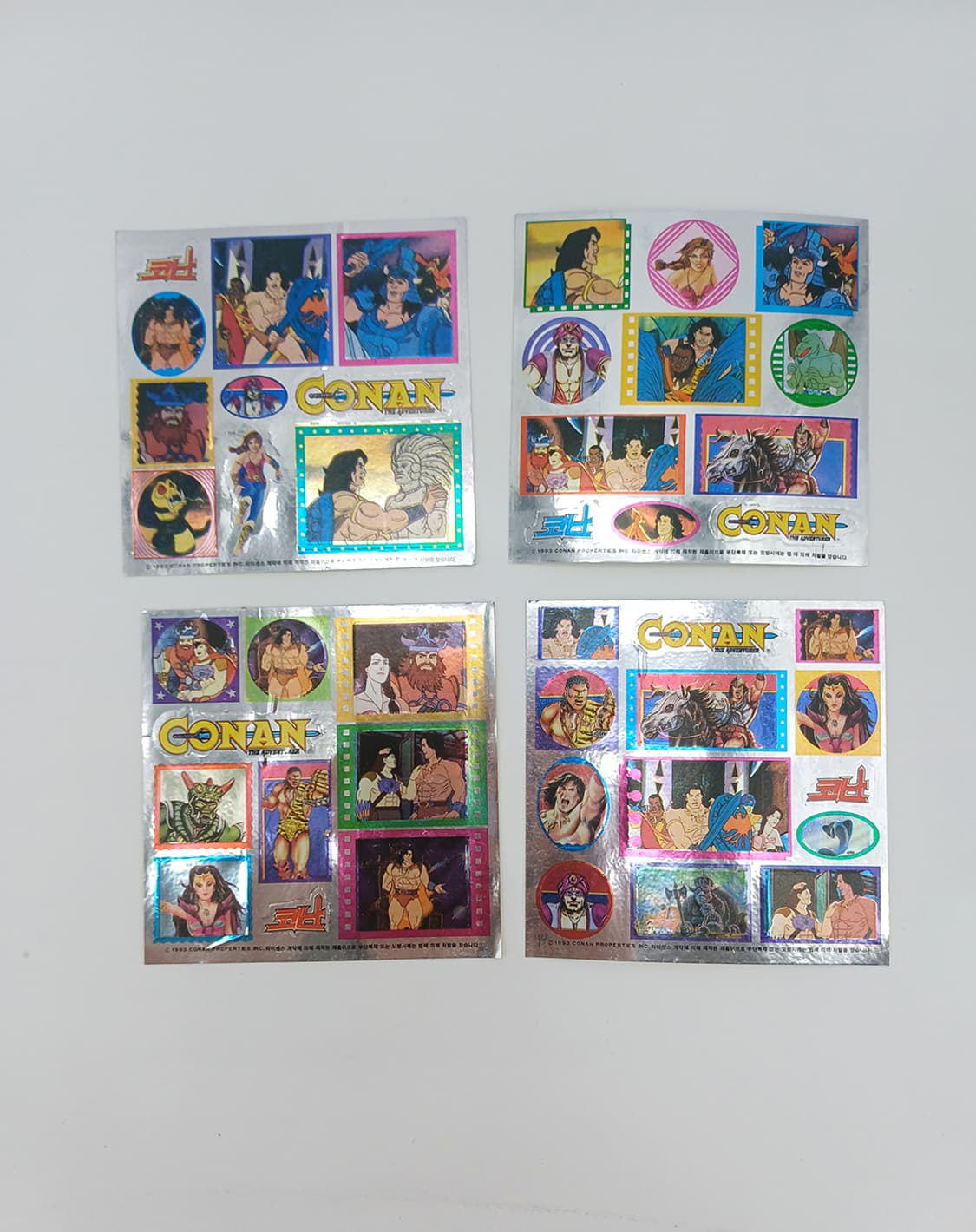 모험가 코난 Conan the Adventurer 고전문구 스티커 상품이미지2