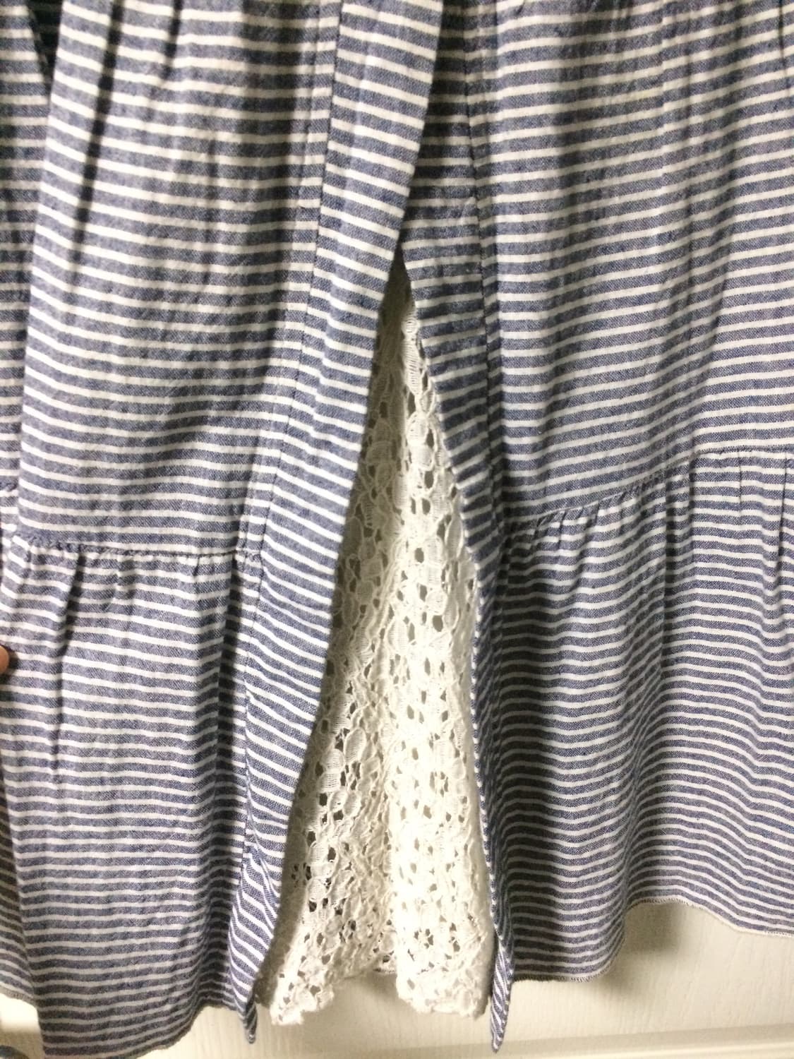 Vintage strip lace skirt  상품이미지3