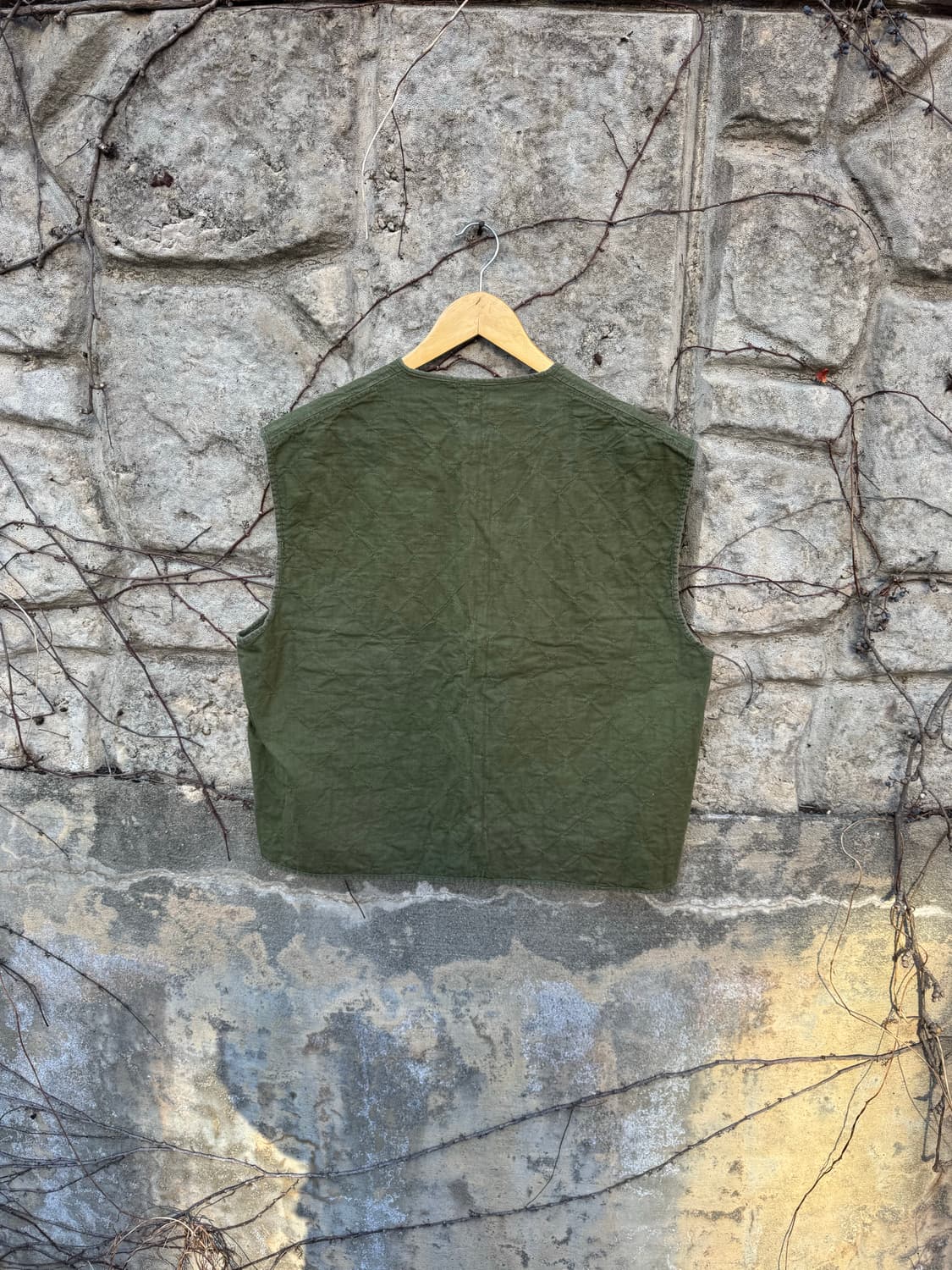 50s 벨기에군 오리지널 퀄팅 베스트 조끼 영국군 미군 상품이미지2