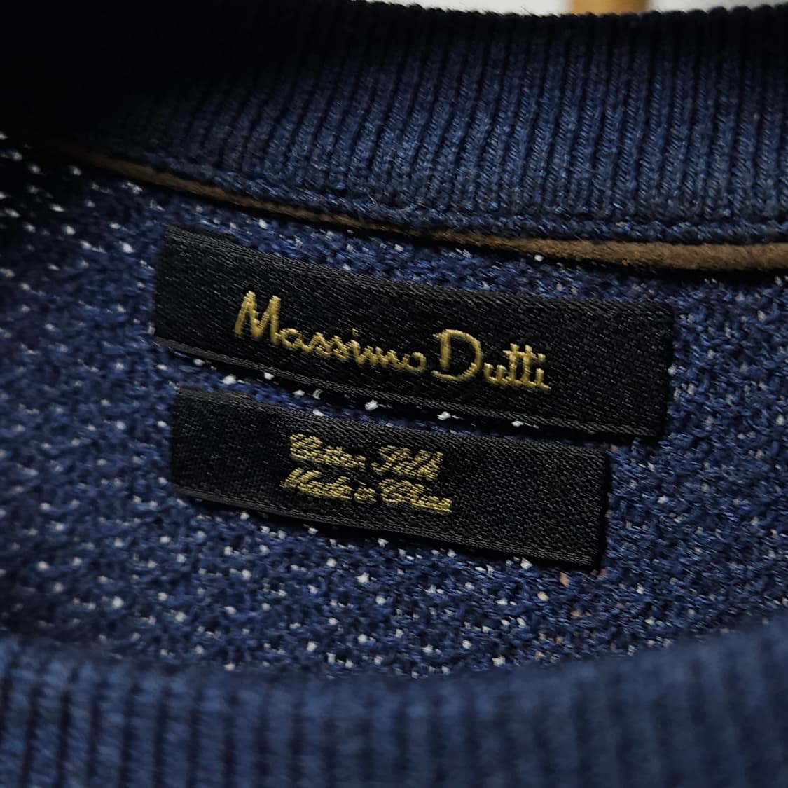 L ) 마시모뚜띠 남성 니트 네이비 상품이미지3