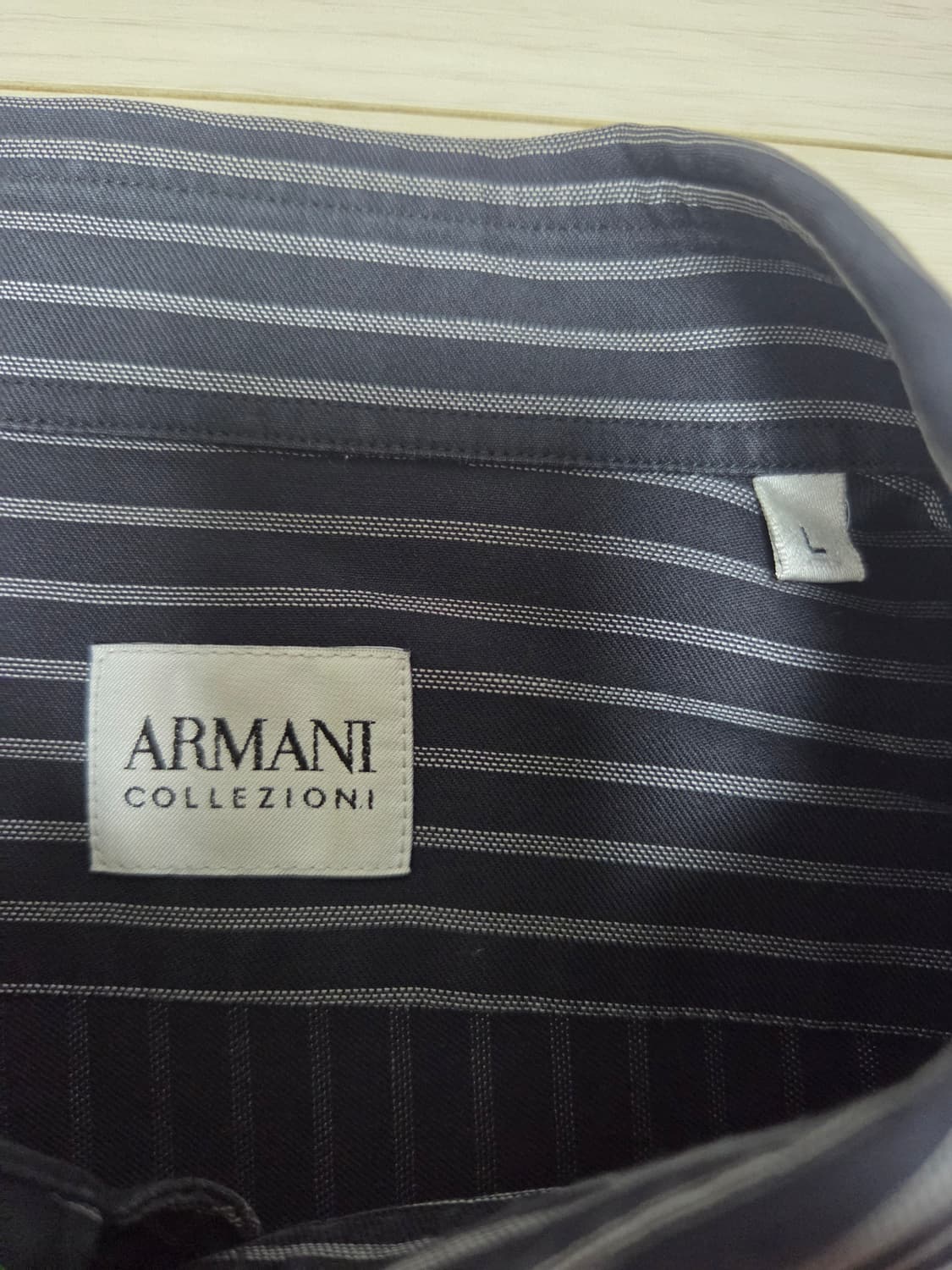 아르마니 꼴레지오니 스트라이프 셔츠 상품이미지3