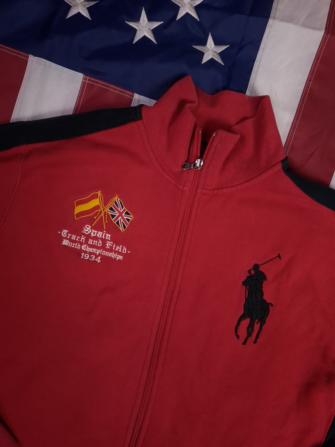 오리지날 랄프로렌폴로 스페인 빅로고 집업 상품이미지2