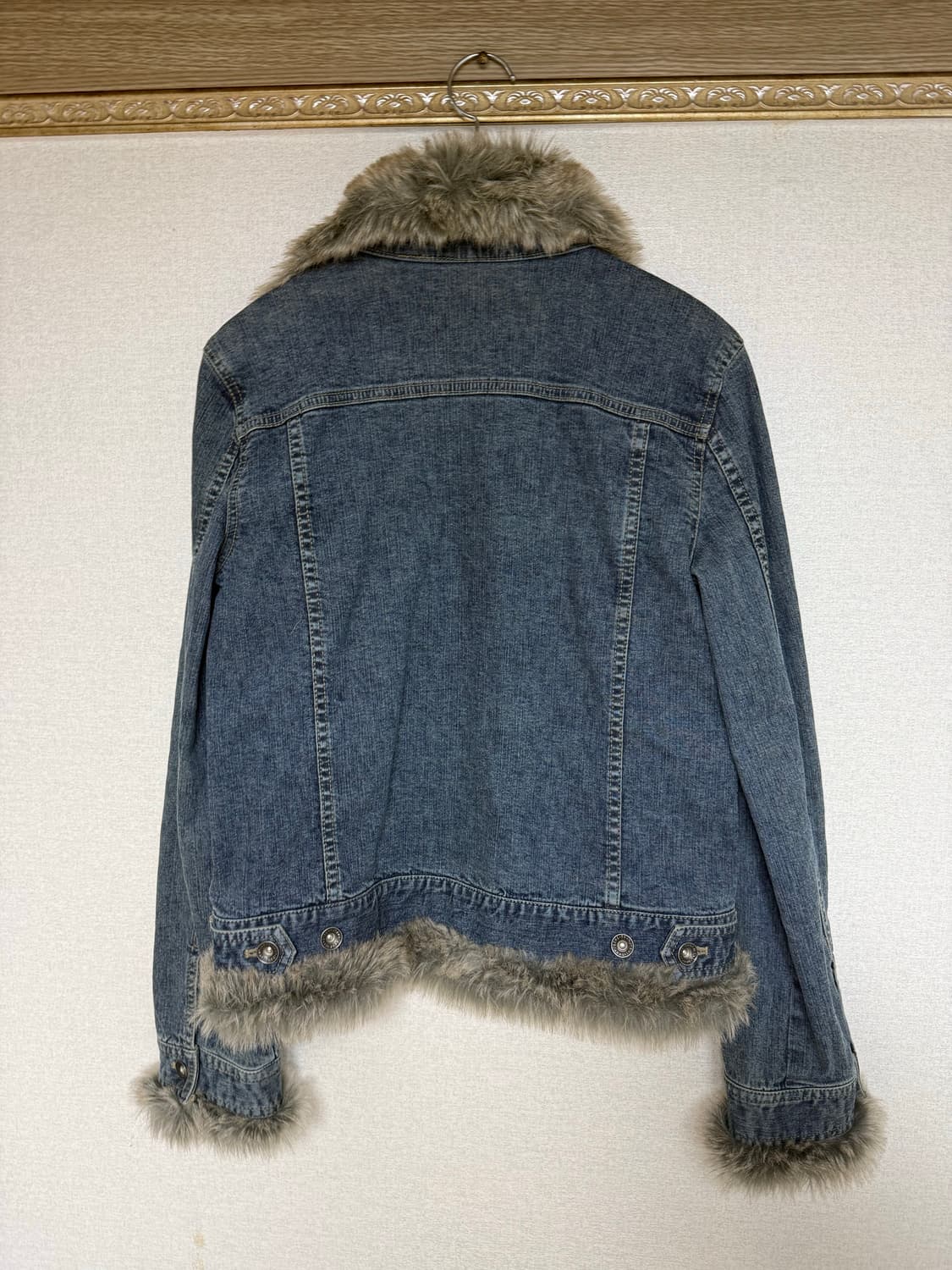 Dkny 데님 자켓 데님 퍼트리밍 자켓 상품이미지4