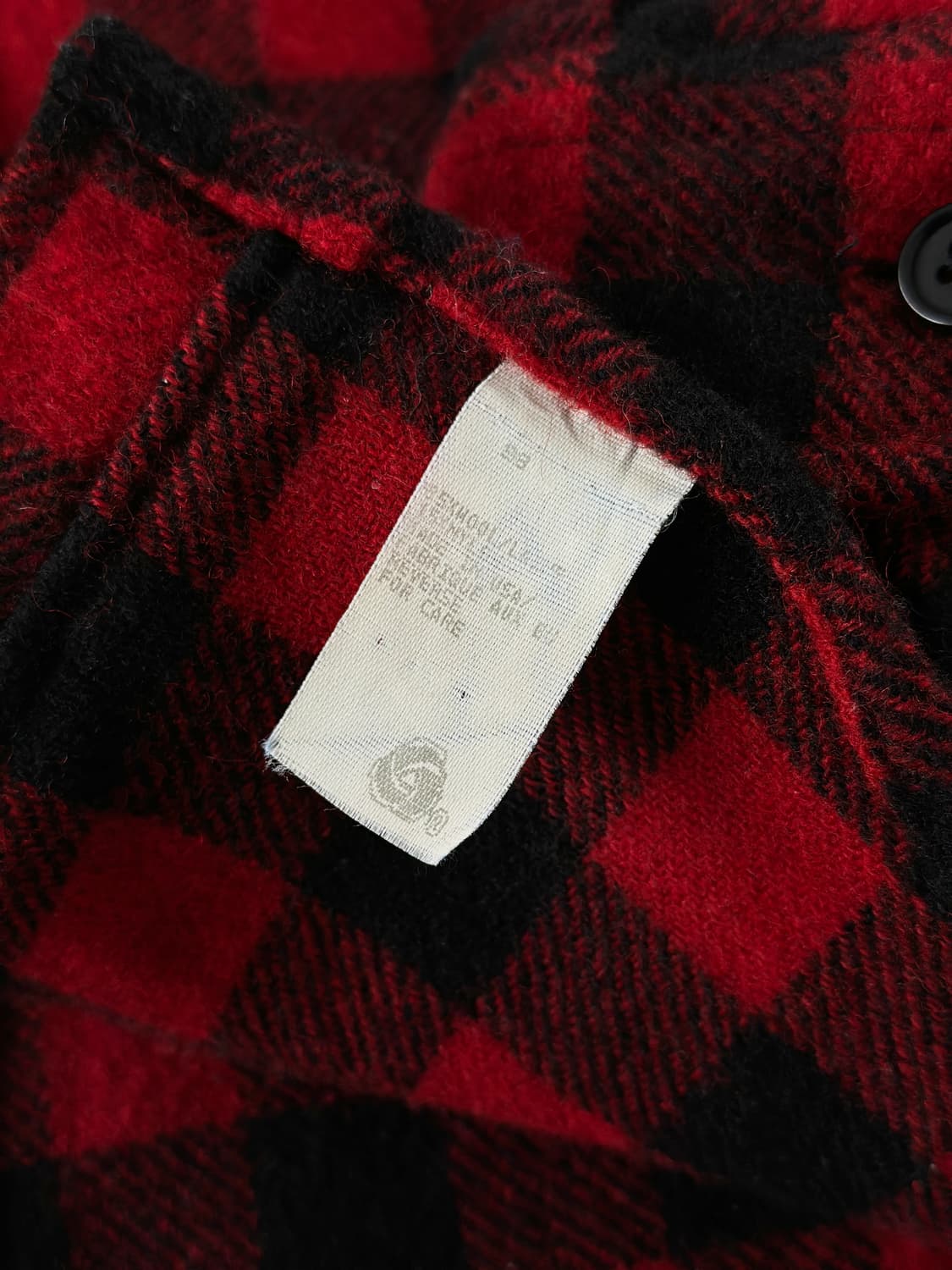 90s 빈티지 울리치 버팔로 체크 울 셔츠 상품이미지9