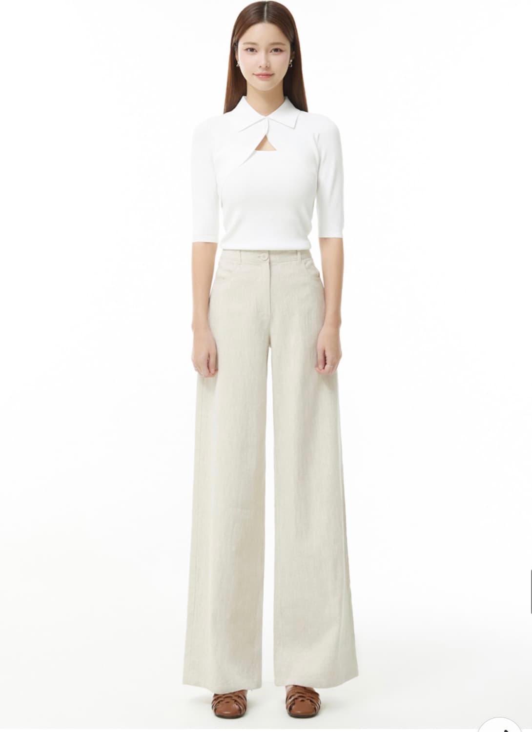 잇미샤 린넨 와이드 팬츠 55(쇼핑백 포함) 상품이미지6