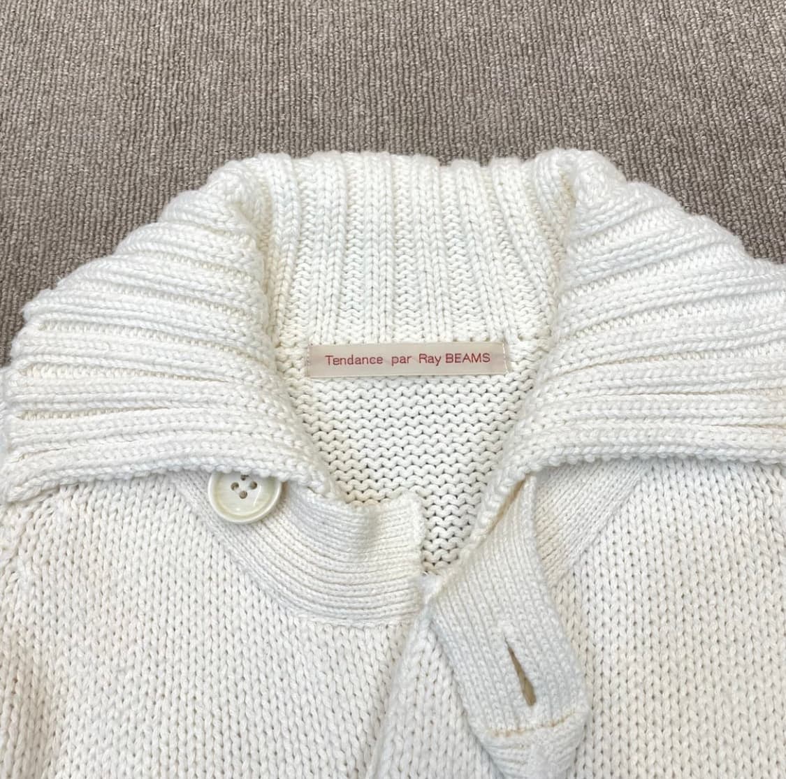 Ray BEAMS 코튼 가디건 상품이미지3