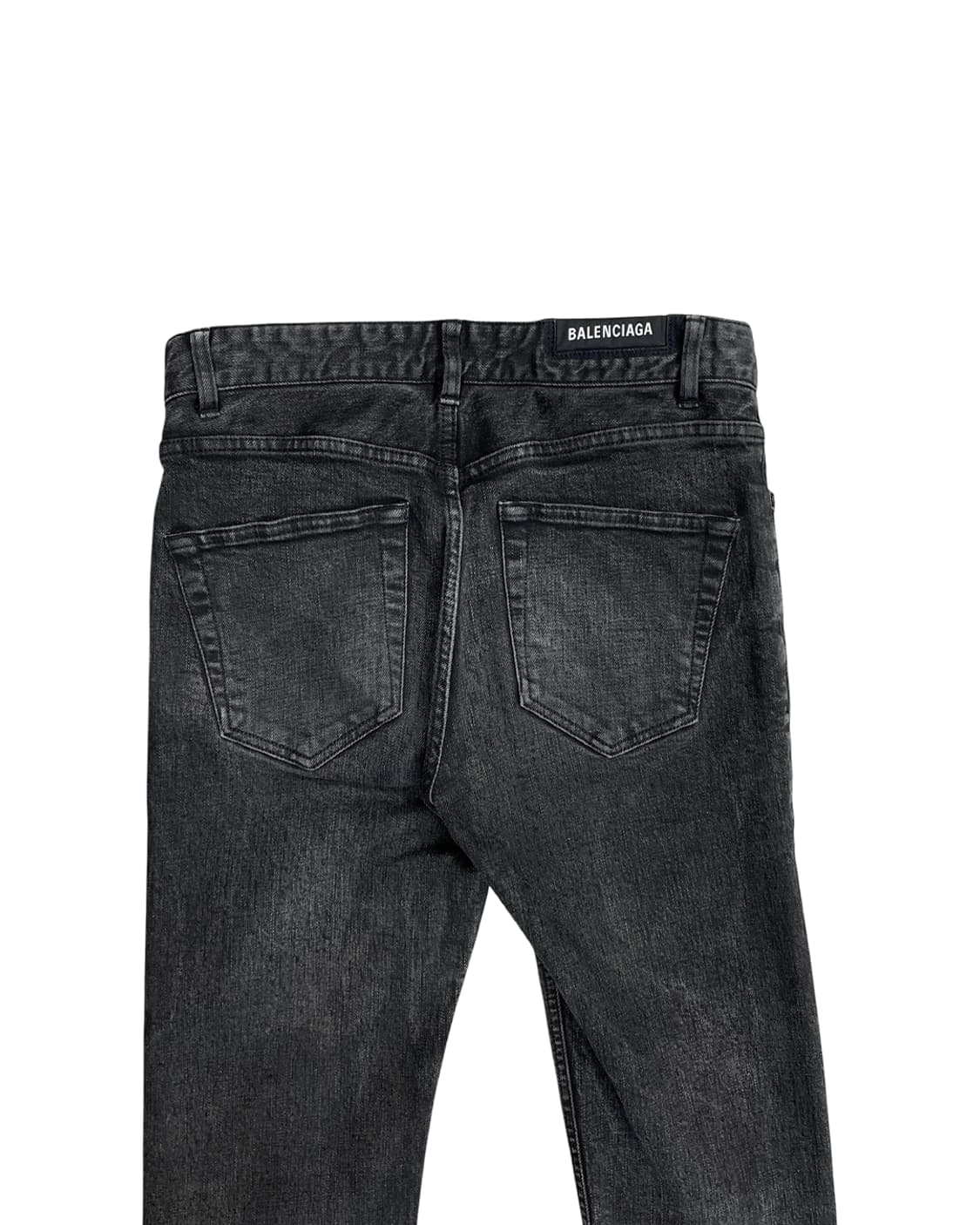발렌시아가 21SS 슬림핏 부츠컷 데님 팬츠 블랙 상품이미지8