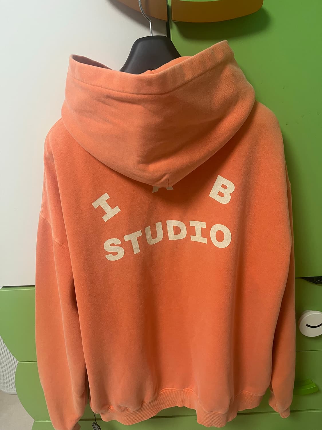 아이앱 스튜디오 피그먼트 후드 살몬 상품이미지2