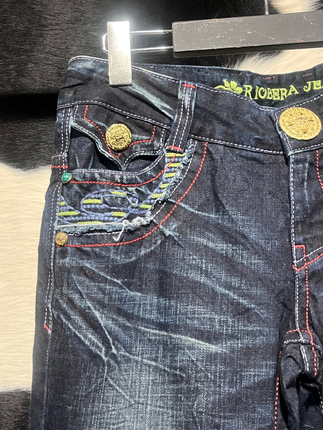 Y2K 무드 데님팬츠 상품이미지4