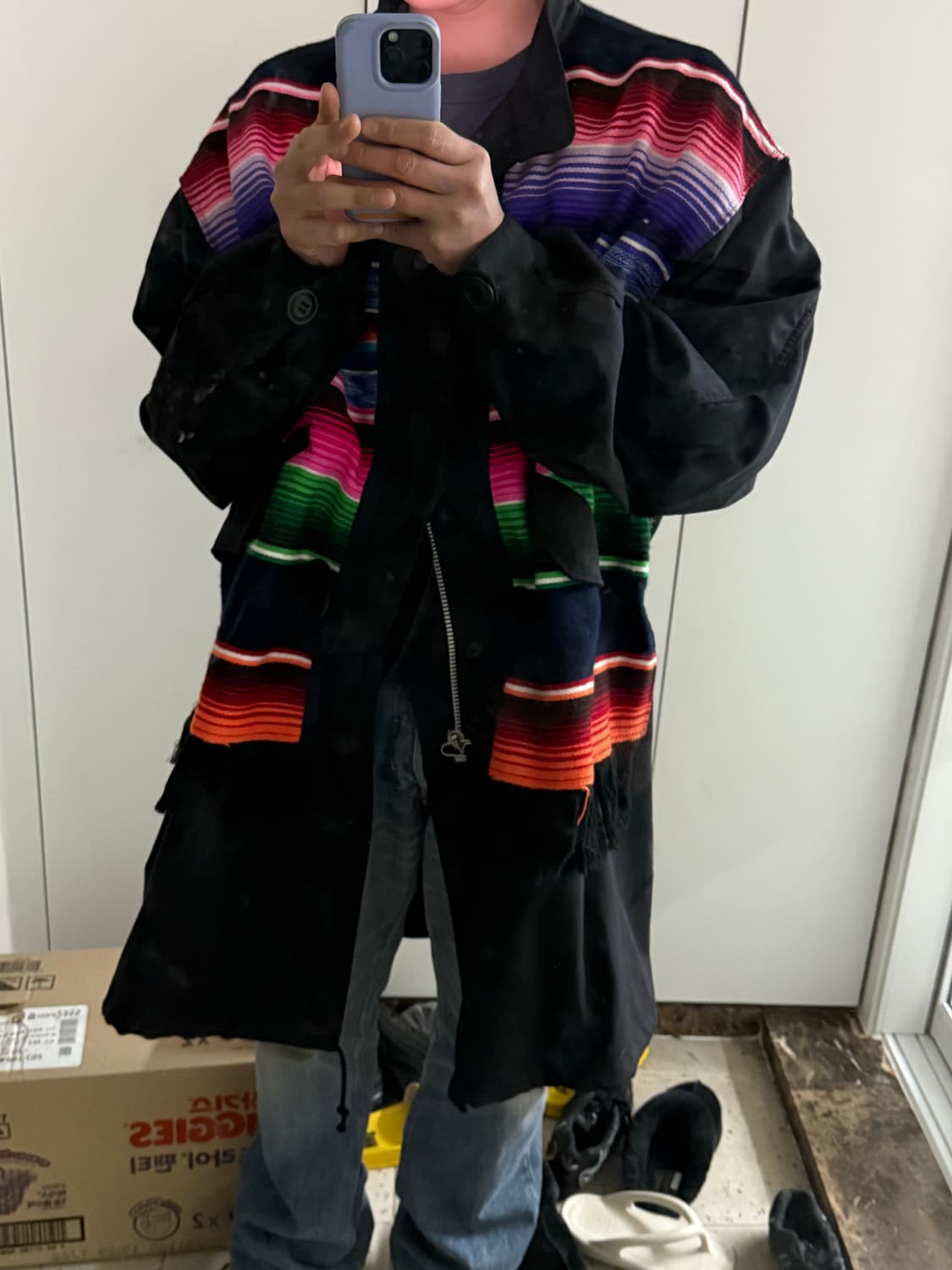 준야와타나베 자미로콰이 야상 코트 자켓 L 상품이미지1