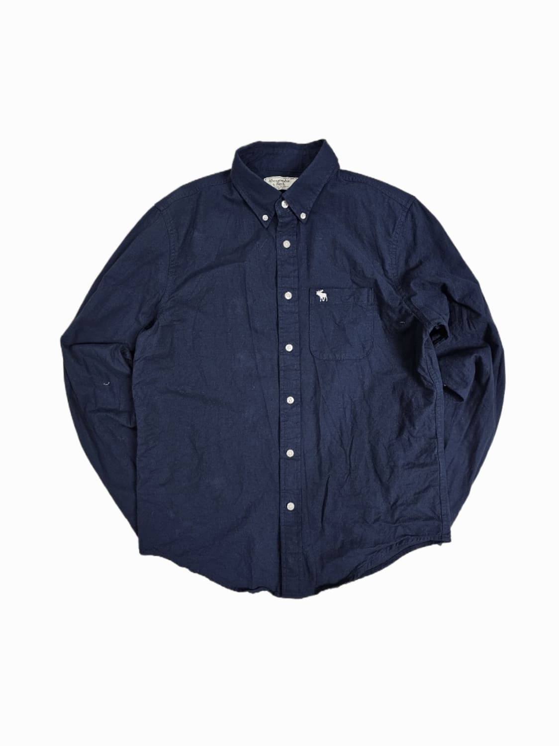 [L] 아베크롬비 앤 피치 네이비 버튼다운 셔츠 상품이미지1