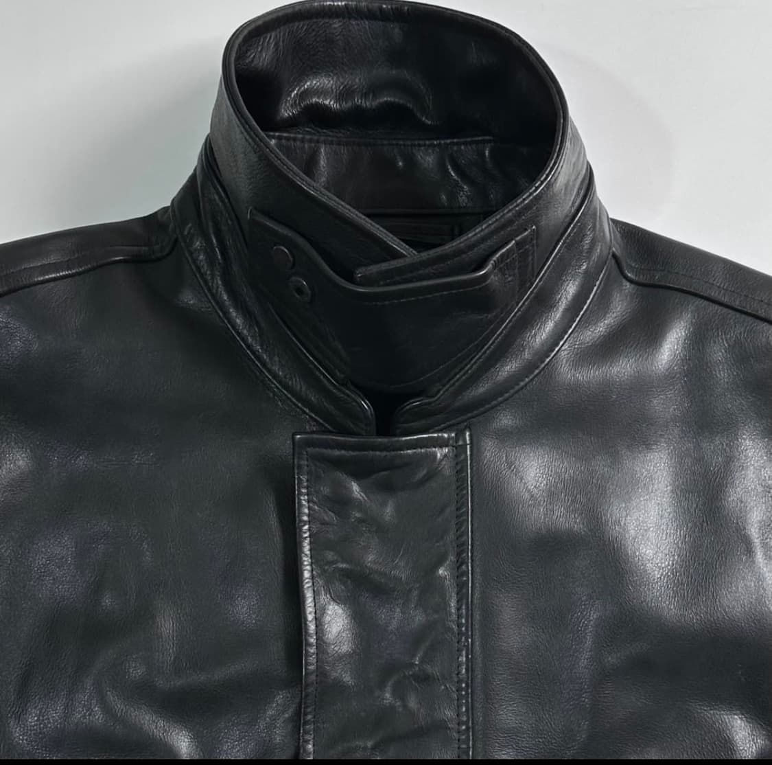  Polo Cow Leather Black Carcoat 상품이미지5