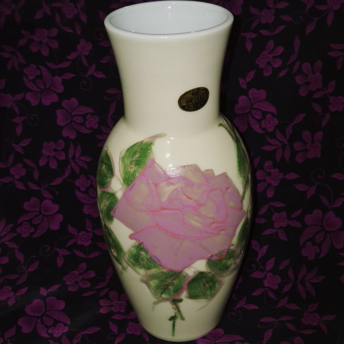 80s 아리타야키 코잔 꽃잎 도자기 화병 상품이미지8