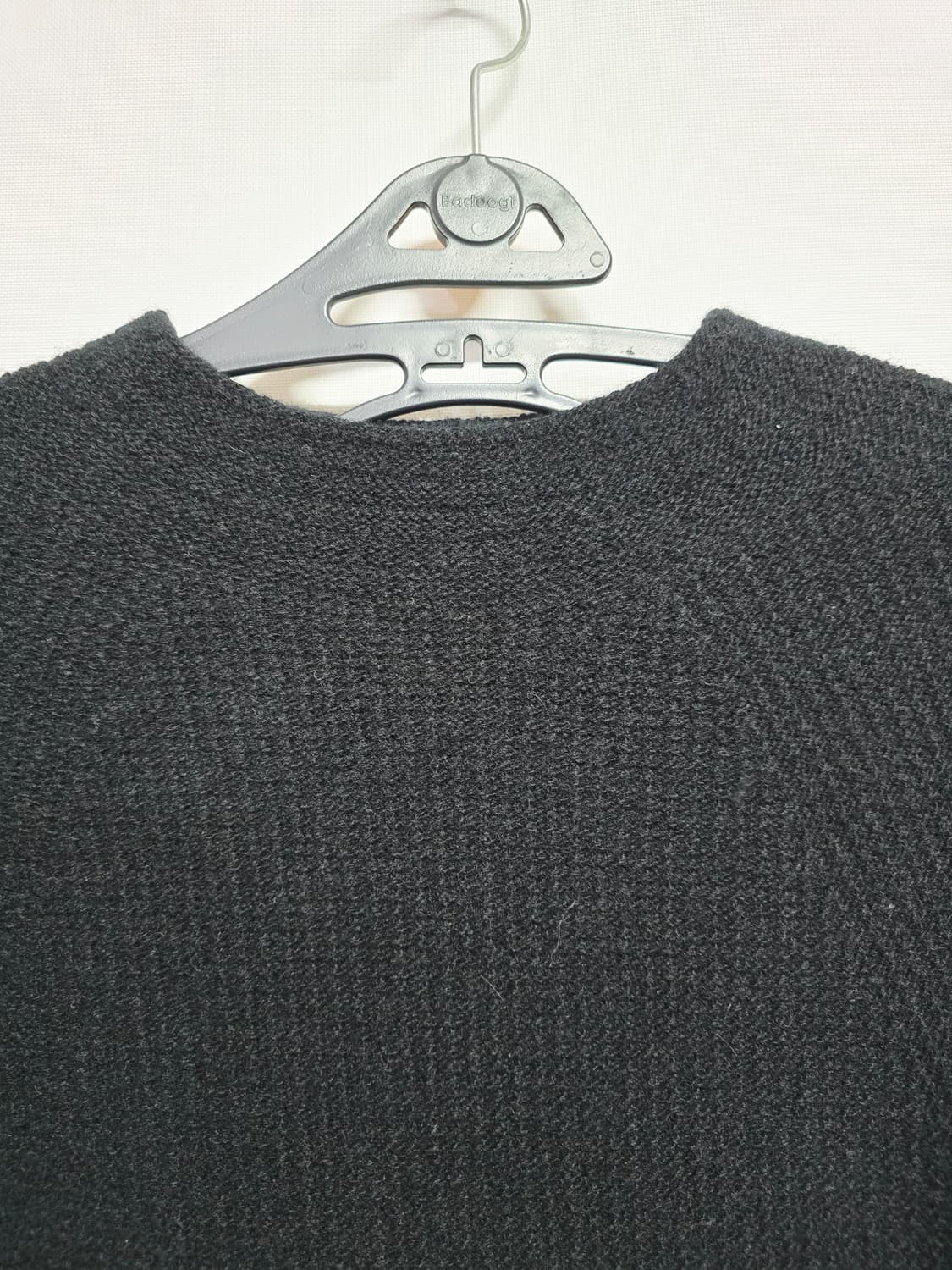 샬라얀 블랙 루즈핏 니트 스웨터 모100프로 상품이미지2